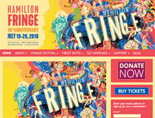 Tablet Screenshot of hamiltonfringe.ca